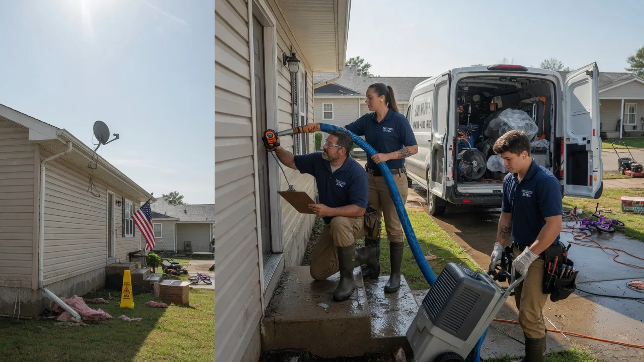 Ceiling Water Damage Restoration in Skiatook, OK near me